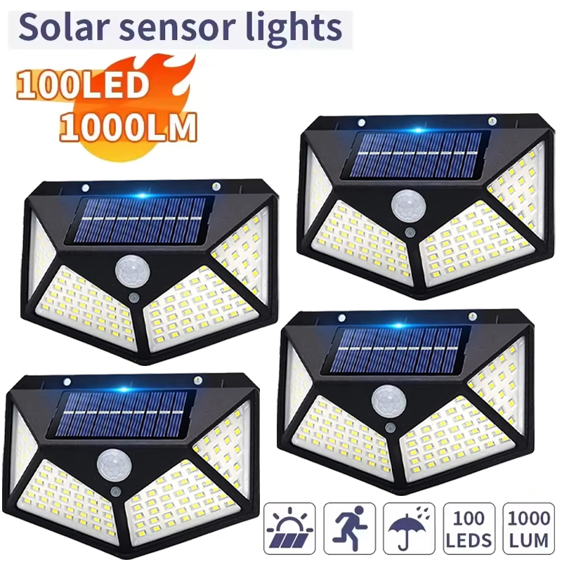 Smart Garden Smart Fence - Intelligente Solar-LED-Wandleuchten, 100 LEDs, Bewegungsmelder, für
