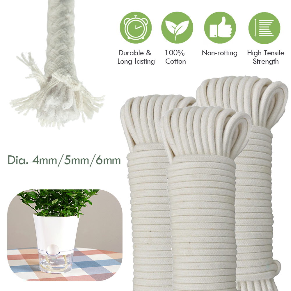 Smart Garden Auk - /6mm selbst bewässernde Baumwolle Docht Schnur