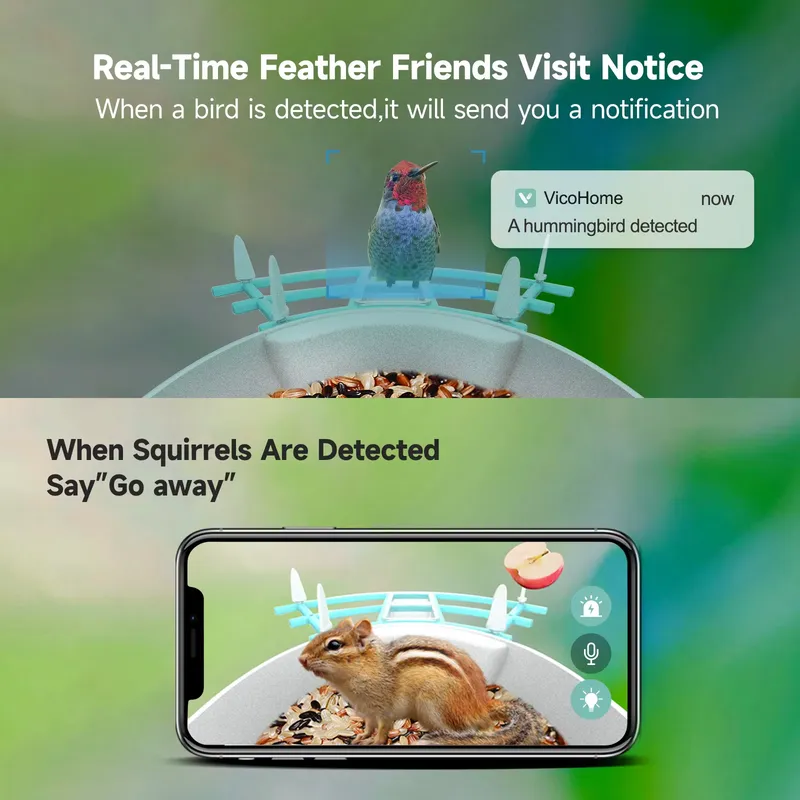 Intelligenter Automatischer Vo – Smart Bird Feeder Camera Bewertung und Preis