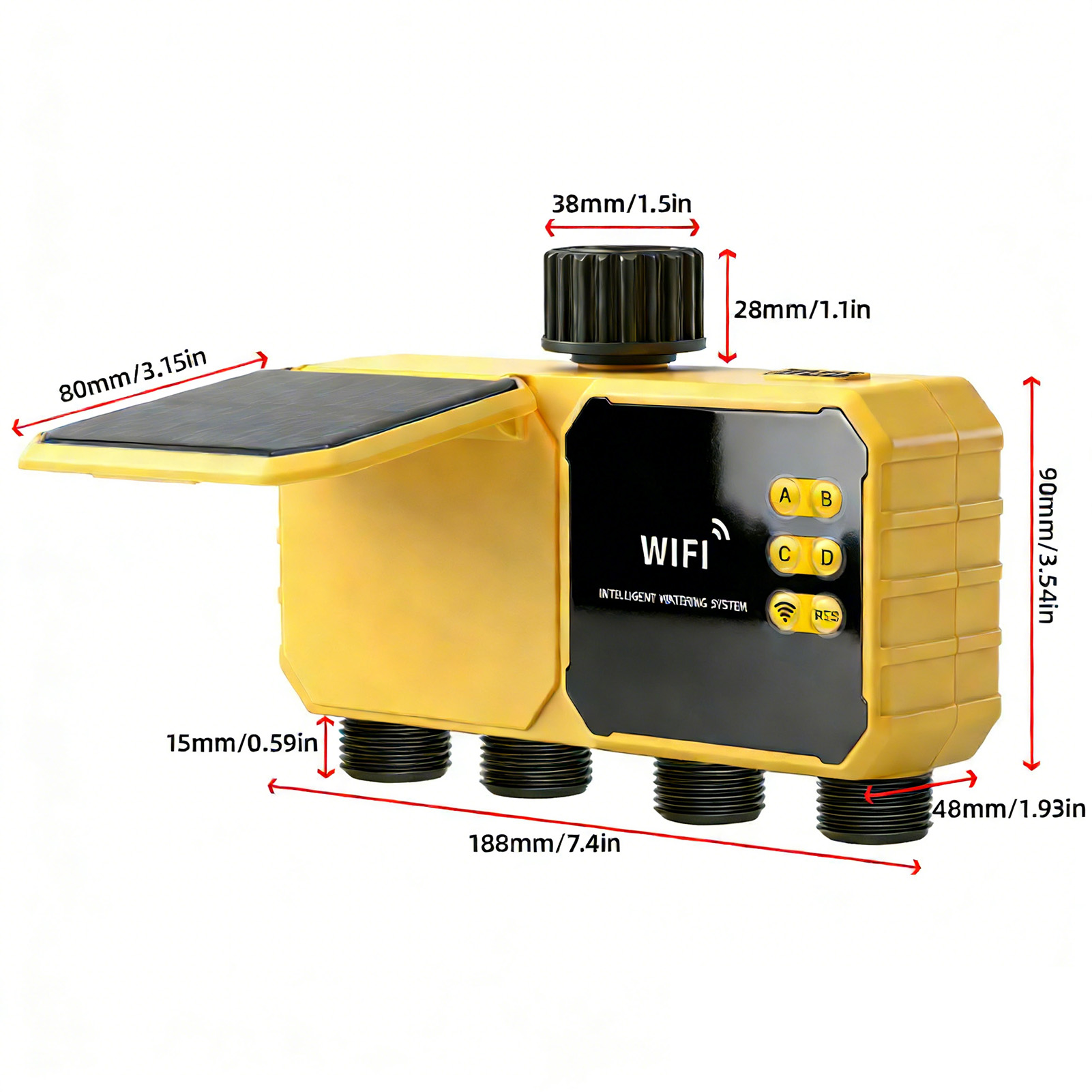 4-Zonen Solar-WLAN-Bewässerung – Smart Garden Zone Bewertung und Preis