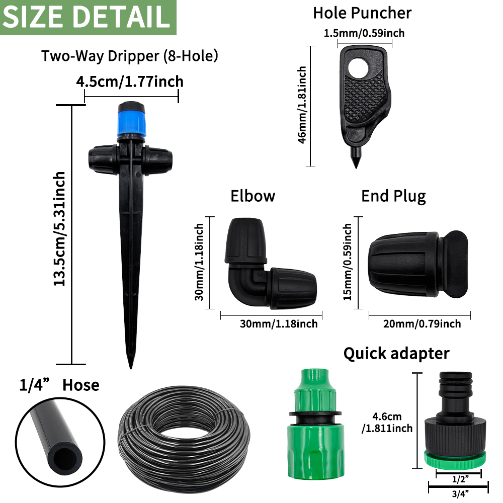 1/4-Zoll-Tropfbewässerungssyst – Smart Garden Auk Bewertung und Preis
