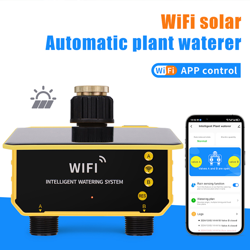 WLAN 1/2-Wege-Solar-Bewässerun – App Smart Garden Bewertung und Preis