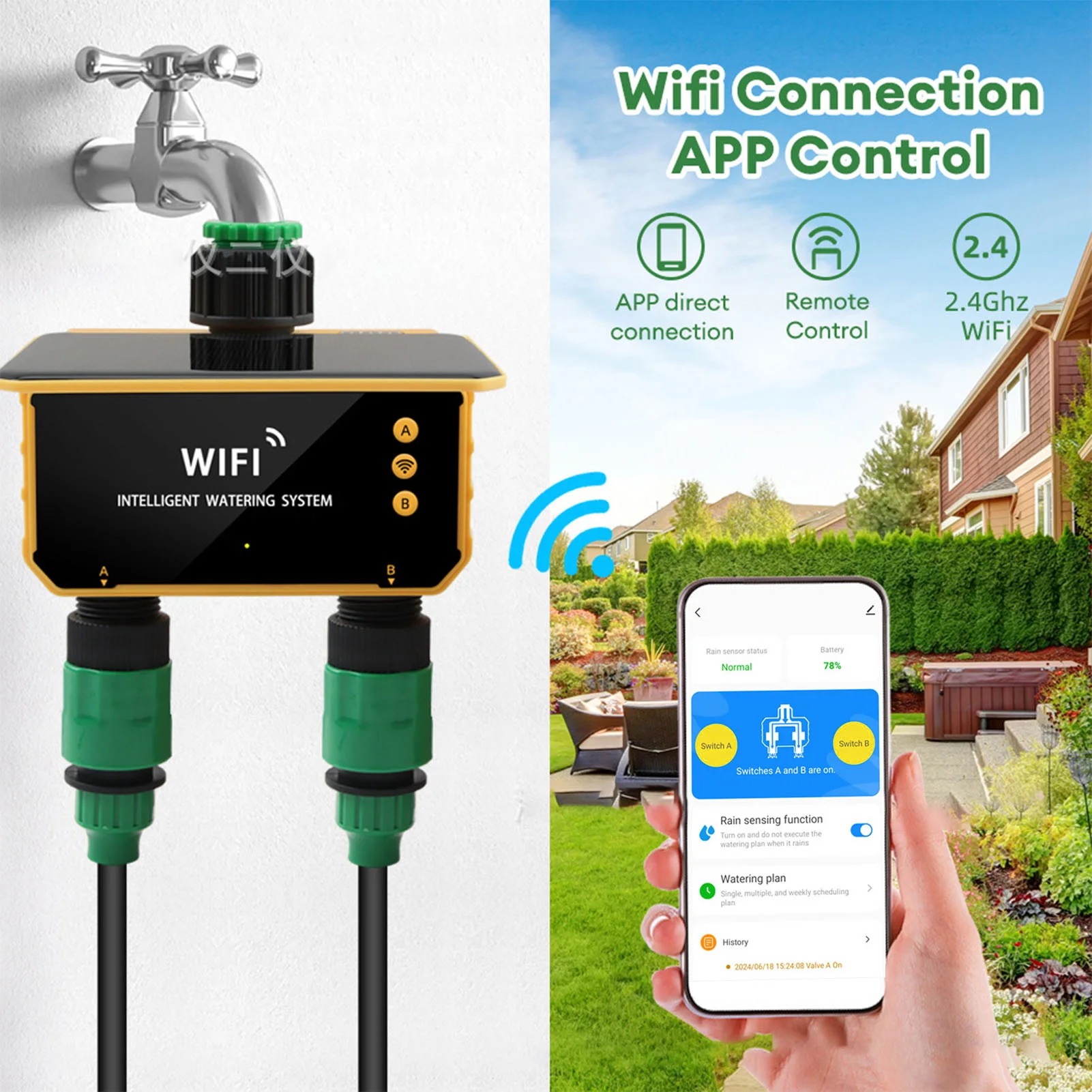 Solarbetriebener WLAN-Smart-Be – App Smart Garden Bewertung und Preis