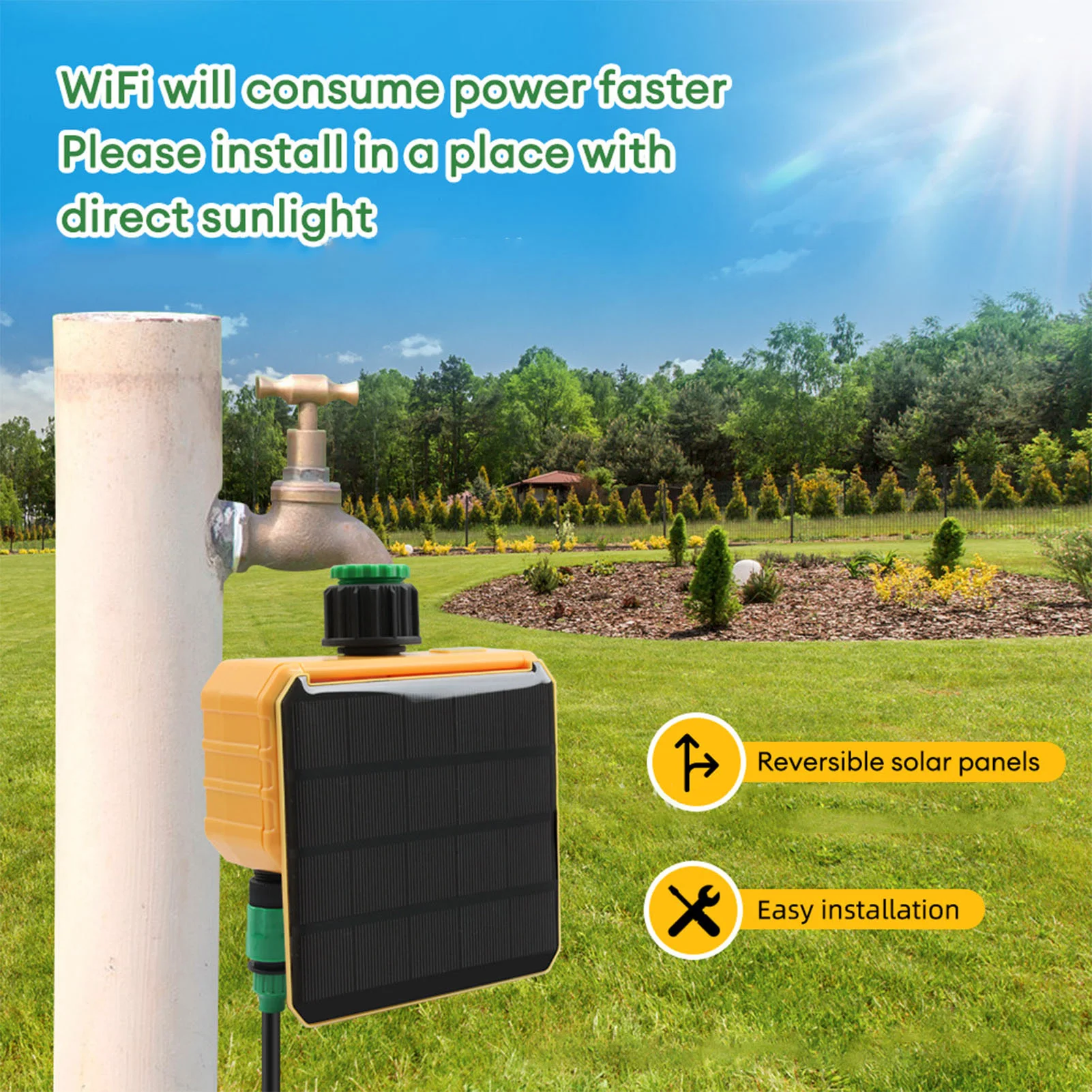 Solarbetriebener WLAN-Smart-Be – App Smart Garden Bewertung und Preis