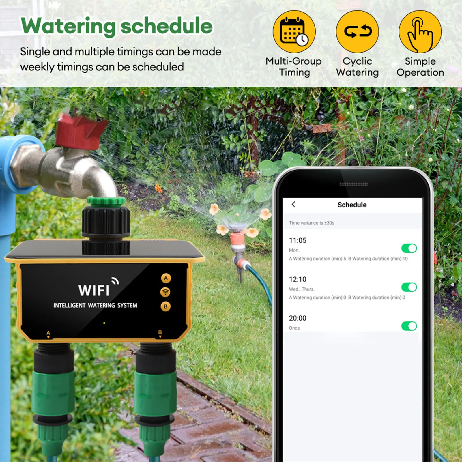 Solarbetriebener WLAN-Smart-Be – App Smart Garden Bewertung und Preis